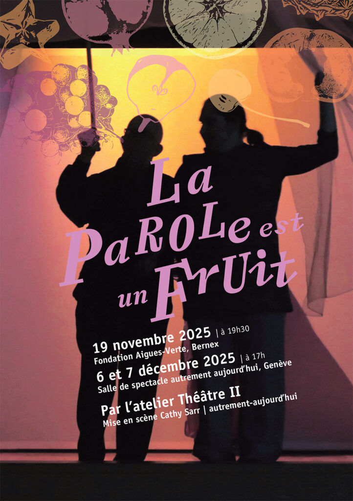 La Parole est un Fruit, Atelier Théâtre II, autrement-aujourd'hui, Genève
